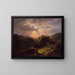 Landschap met schapen - Robert S. Duncanson — ingelijst kunstwerk aan de muur