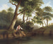 van een man die vist - Robert S. Duncanson | S reproduktie — weergave van het kunstwerk