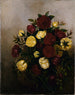 Natuur stilleven met rozen - Robert S. Duncanson | S — weergave van het kunstwerk