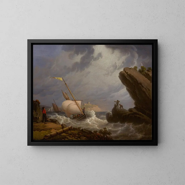 Bac - Robert Salmon — ingelijst kunstwerk aan de muur