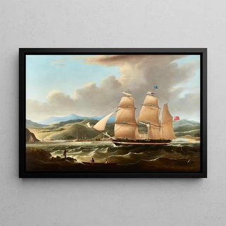 Robert Salmon - Lone British Schooner.webp