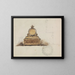 Studie voor een meubel - Robert Smirke — ingelijst kunstwerk aan de muur