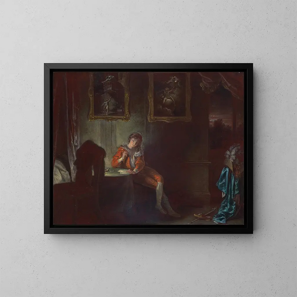 De Zeven Leeftijden van de Mens - Robert Smirke — ingelijst kunstwerk aan de muur