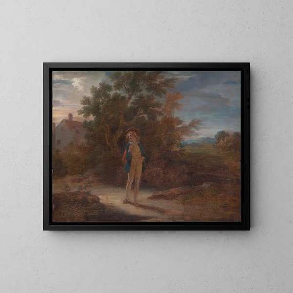 De Zeven Leeftijden van de Mens: De Scholier - Robert Smirke — ingelijst kunstwerk aan de muur