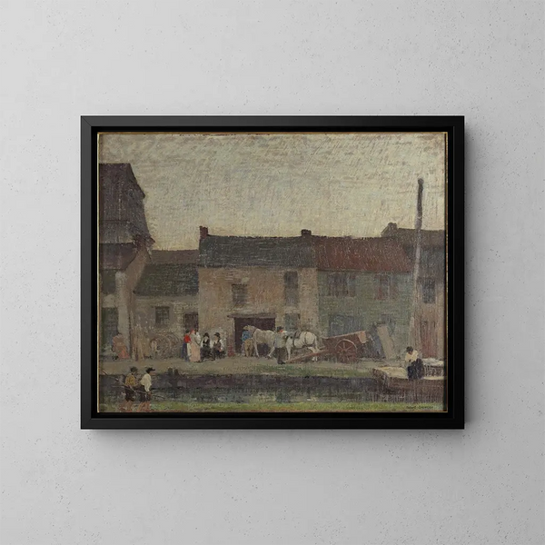 Einde van de dag - Robert Spencer — ingelijst kunstwerk aan de muur