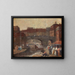 La vieille ville - Robert Spencer — ingelijst kunstwerk aan de muur