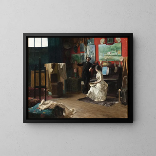 Intermezzo - Robert Thegerström — ingelijst kunstwerk aan de muur