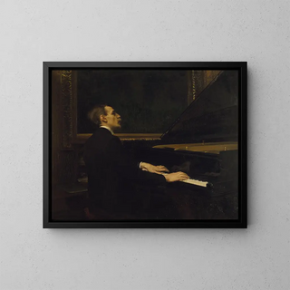 Vilhelm Stenhammar 1871-1927 - Robert Thegerström — ingelijst kunstwerk aan de muur