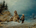 Familie van bedelaars op de weg - Robert Wilhelm Ekman — weergave van het kunstwerk