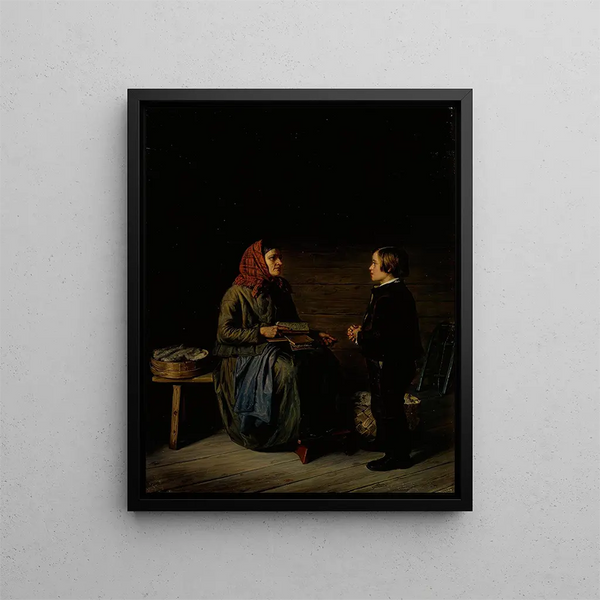 Robert Wilhelm Ekman - The Morning Before An Examination.webp