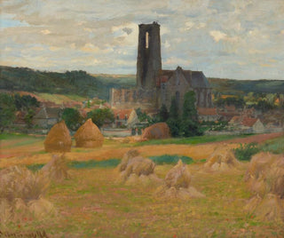 Robert William Vonnoh - Haystacks Lachant IledeFrance.webp
