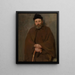 portret van Arthur Joseph Heseltine - Robert William Vonnoh — ingelijst kunstwerk aan de muur