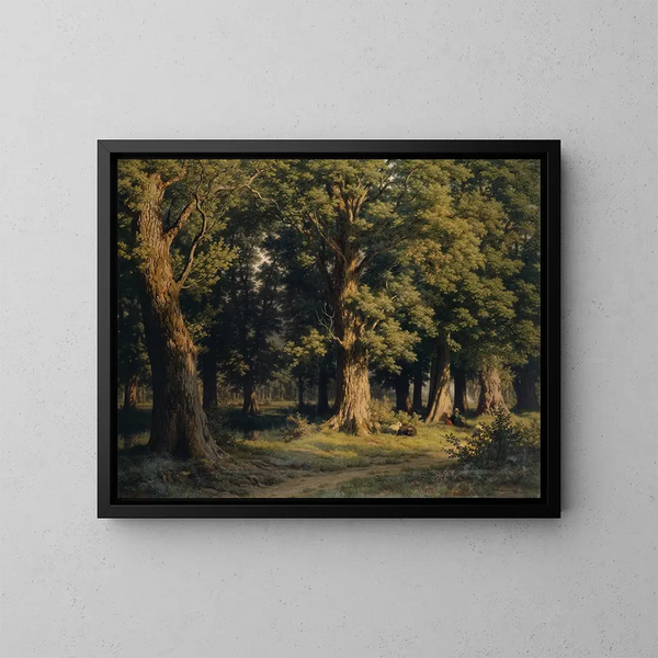 Bosquet près de Lucerne - Robert Zünd — ingelijst kunstwerk aan de muur
