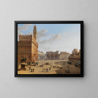 Roberto Roberti - Piazza della Signoria Florence.webp