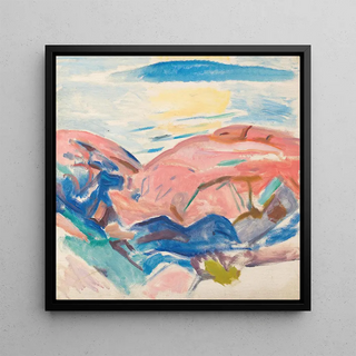 Rochers rouges - Edvard Munch