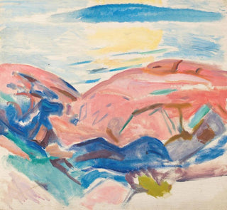 Rochers rouges - Edvard Munch