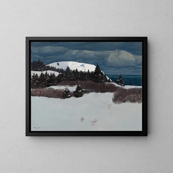 Côte du Maine - Rockwell Kent — ingelijst kunstwerk aan de muur