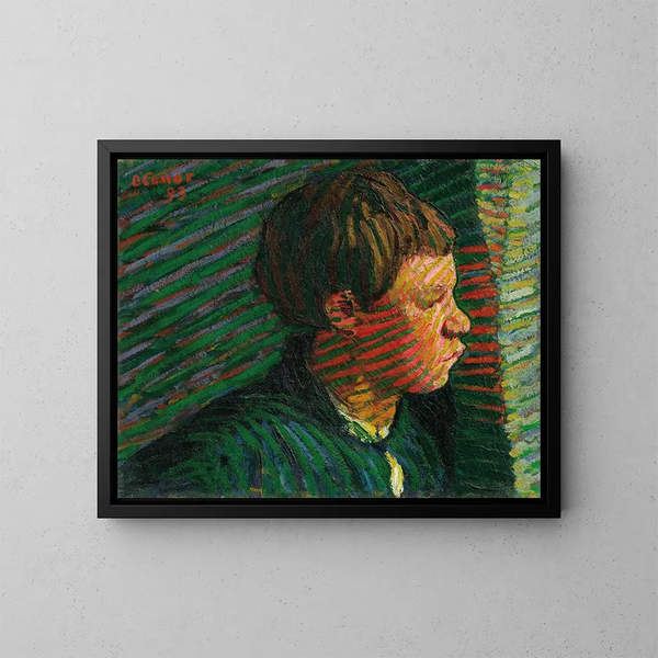 Breton jongen op profiel - Roderic O'Conor — ingelijst kunstwerk aan de muur