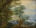 Landschap met jagers - Roelant Savery — weergave van het kunstwerk