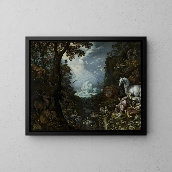 L'Arche de Noé - Roelant Savery — ingelijst kunstwerk aan de muur