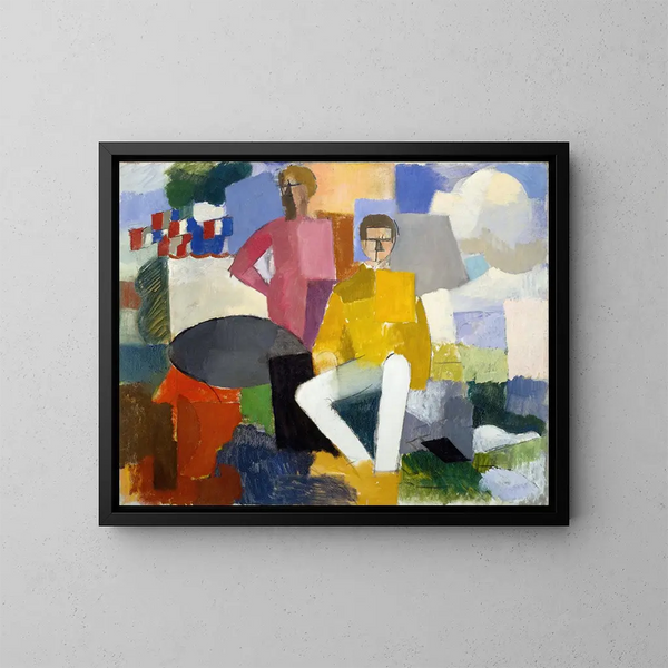 Le Quatorze Juillet - Roger de La Fresnaye — ingelijst kunstwerk aan de muur