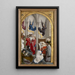 L'Ordination, marriage and extreme unction - Rogier van der Weyden — framed artwork on a wall