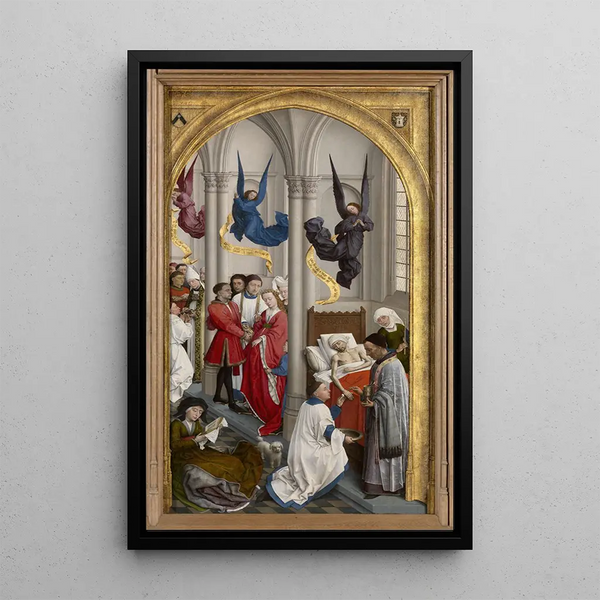 Rogier van der Weyden - The Ordinatio Marriage and Extreme Unction.webp
