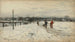 Winterlandschap in de buitenwijk - Roman Kazimierz Kochanowski — weergave van het kunstwerk