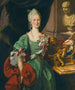 Portret van een edele vrouw - School van Rome — weergave van het kunstwerk