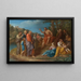 van Johannes de Doper predikt - School van Rome — ingelijst kunstwerk aan de muur