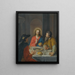 Avondmaal in Emmaüs - School van Rome — ingelijst kunstwerk aan de muur