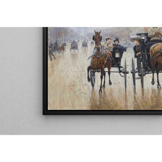 Rond-Point des Champs-Élysées - Jean Béraud | Reproduction Tableau Décoration murale affiche copie