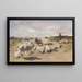 van een herder die rust met zijn kudde - Rosa Bonheur — ingelijst kunstwerk aan de muur
