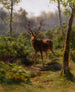 Een hert - Rosa Bonheur — weergave van het kunstwerk
