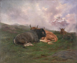Rosa Bonheur - Cattle at Rest on a Hillside in the Alps.webp