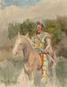 India te paard - Rosa Bonheur — weergave van het kunstwerk