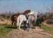 Jacht op de relais - Rosa Bonheur — weergave van het kunstwerk