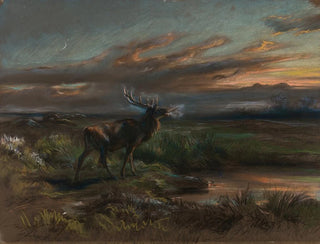 L'Appel du Cerf - Rosa Bonheur — weergave van het kunstwerk