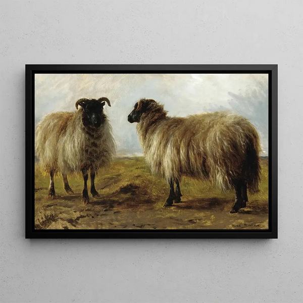 Rosa Bonheur - Two Rams In A Landscape.webp