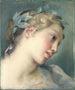 Een muze - Rosalba Carriera — weergave van het kunstwerk