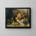 Natuurtafereel met fruit en bloemen - Rosalia Amon — ingelijst kunstwerk aan de muur