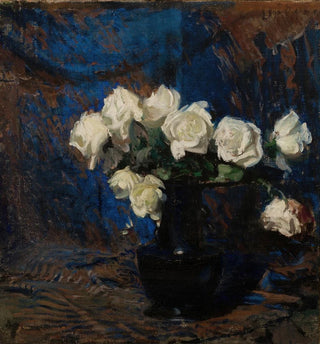Roses blanches - Léon Wyczkowski