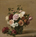 Reproduction of the painting Roses in a Glass Globe - Henri Fantin-Latour