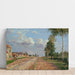 Reproduction of the painting of Route de Versailles, Rocquencourt - Camille Pissarro