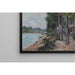 Reproductie van het schilderij van de Route langs de Seine in Saint-Mammès - Alfred Sisley