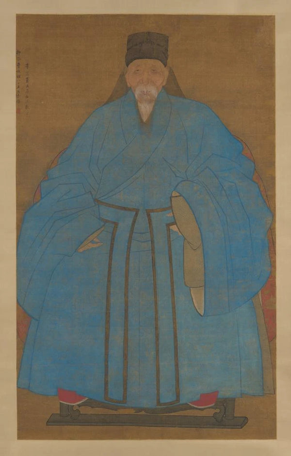 Ruan Zude - Portrait of the artists greatgranduncle Yizhai at the age of eightyfive.webp