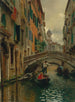 A tranquil canal in Venice - Rubens Santoro — artwork view