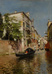 A Venetian Canal - Rubens Santoro — artwork view