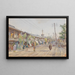 A street in Tokyo - Rudolf Bernt — framed artwork on a wall