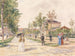 Promenade dominicale au Stubenring - Rudolf Bernt — weergave van het kunstwerk
